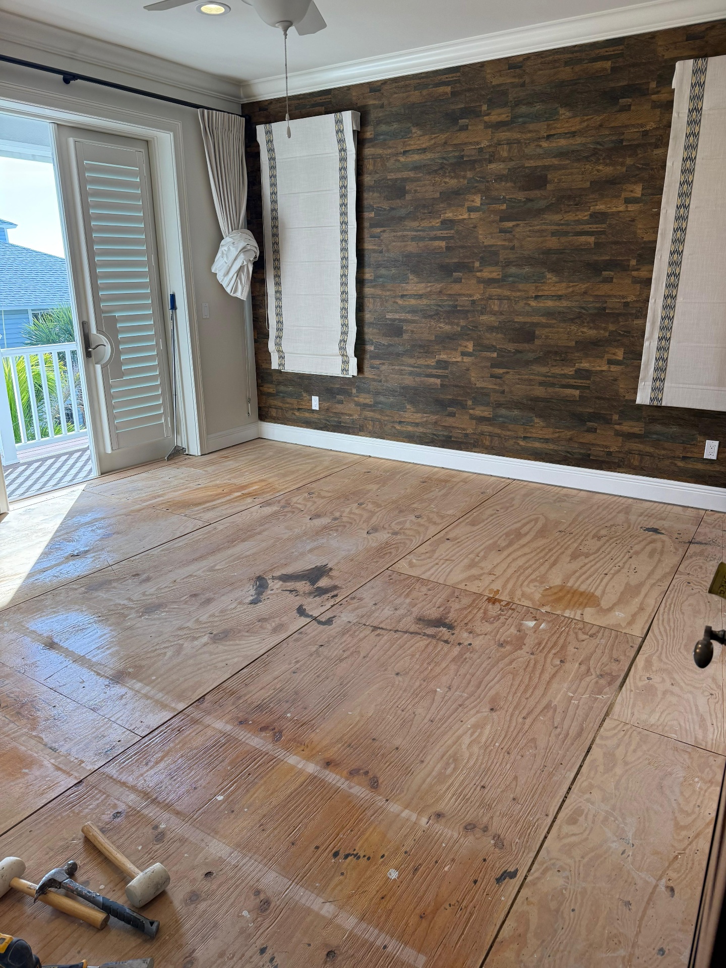 Subfloor preparation detail