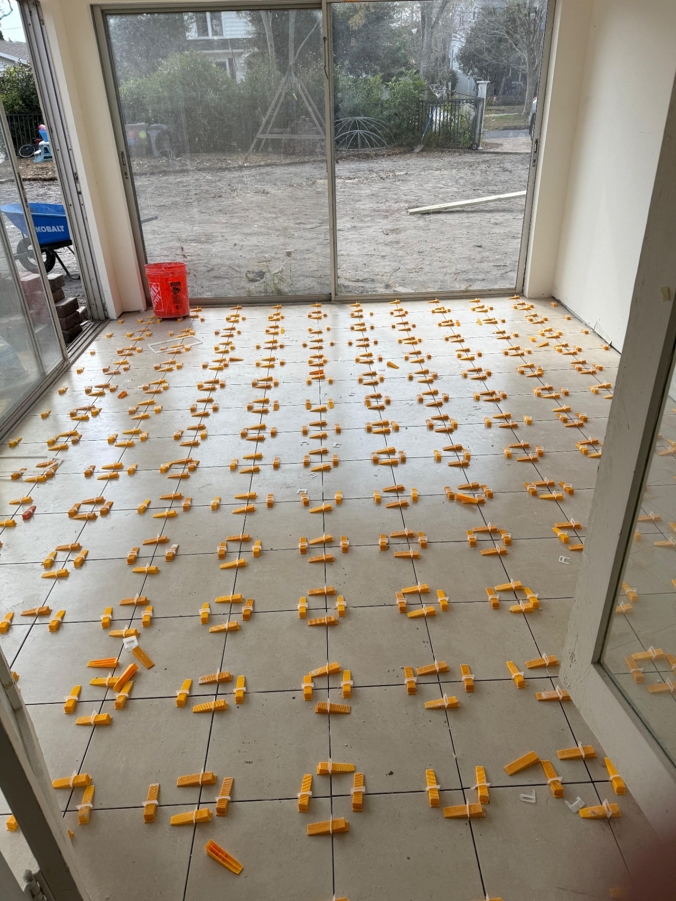 Bathroom tile project